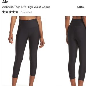 Alo yoga airbrush leggings Capri